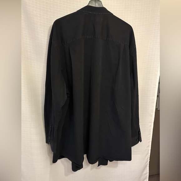 Twenty Eight Degrees | 4X | Men’s Black Long Sleeve Dress Shirt - Picture 2 of 3